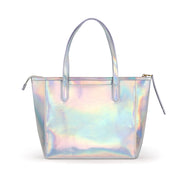 Holographic | Madison 16L iridescent tote bag, alternate front view