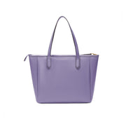 Purple | Madison 16L purple women's zip tote bag, rear view