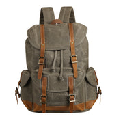 Olive Green | Ranger 14L olive green waxed canvas backpack