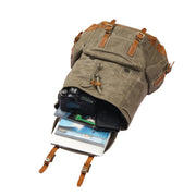 Olive Green | Ranger rucksack packed with books and essentials