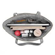 Gray | Madison 16L gray tote with organized interior compartments