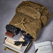 Coffee | Coffee rucksack packed with books and everyday essentials