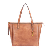 Beige | Madison women's beige brown tote bag, front view