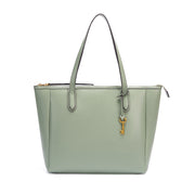 Celadon | Madison women's celadon tote bag, front view