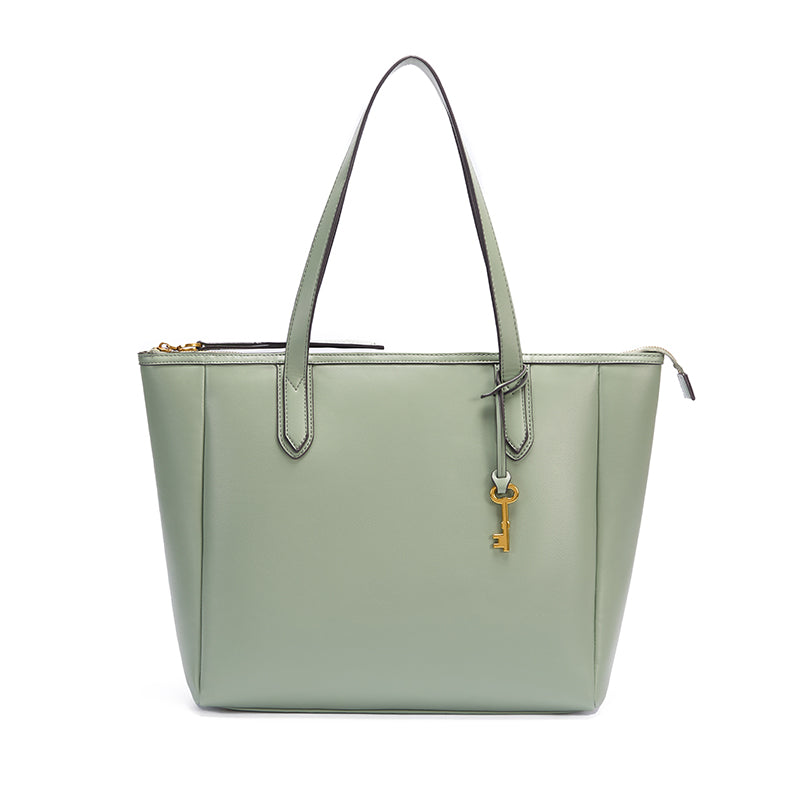 Celadon | Madison women's celadon tote bag, front view