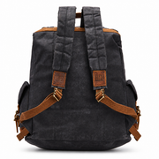 Gunmetal | Gunmetal backpack adjustable padded rear straps