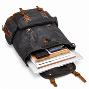 Gunmetal | Ranger rucksack packed with books and essentials
