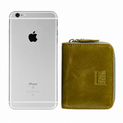 Green | Camden RFID wallet open accordion interior