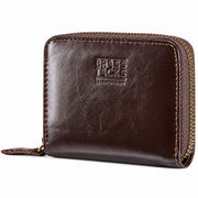 Brown | Camden RFID brown full-grain leather card wallet